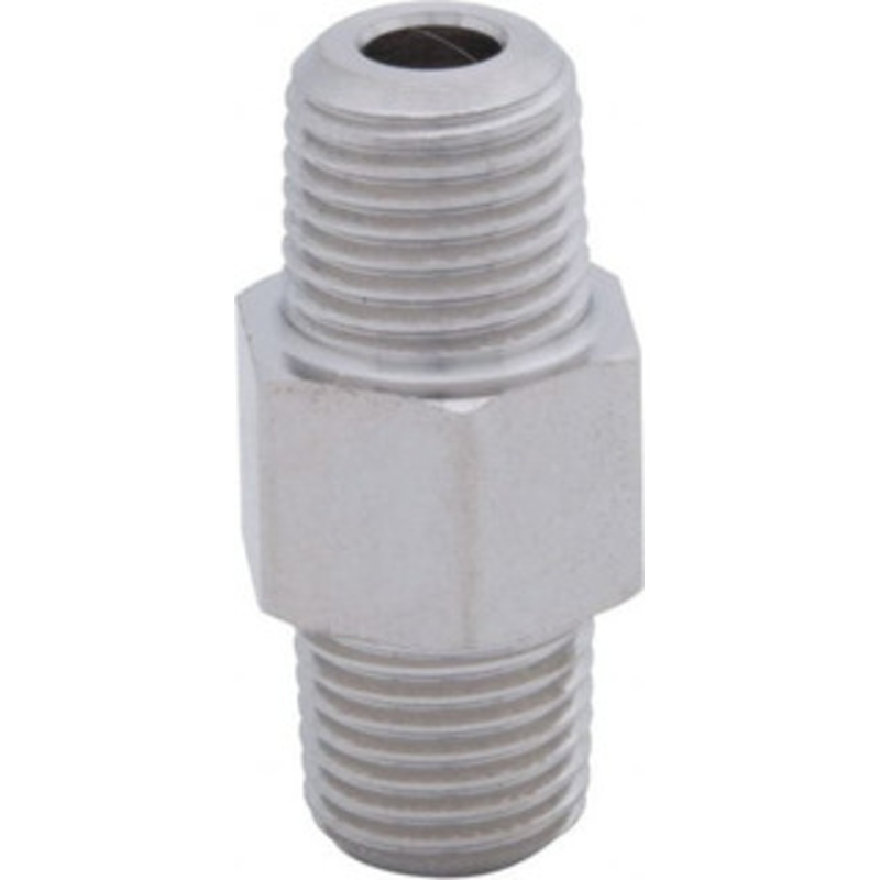 Value Collection 1/4 – 3/8 Male NPTF Nickel Plated Steel Hydraulic Hose Hex Nipple 10,000 psi, 6 GPM PS-MH-HPC1-096 – 42338087
