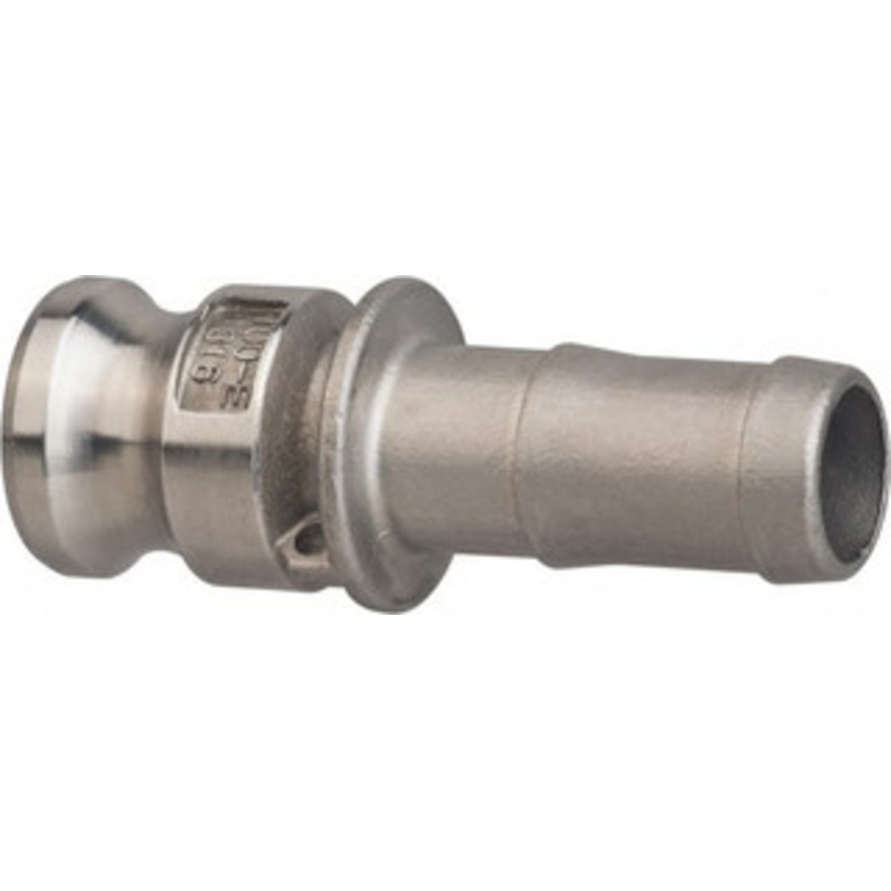 Value Collection 3/4 Cam & Groove Male Adapter Hose Shank Part E, Aluminum, 1,000 Max psi, for Suction & Discharge Hose WS-HF-CAM-114 – 44797504