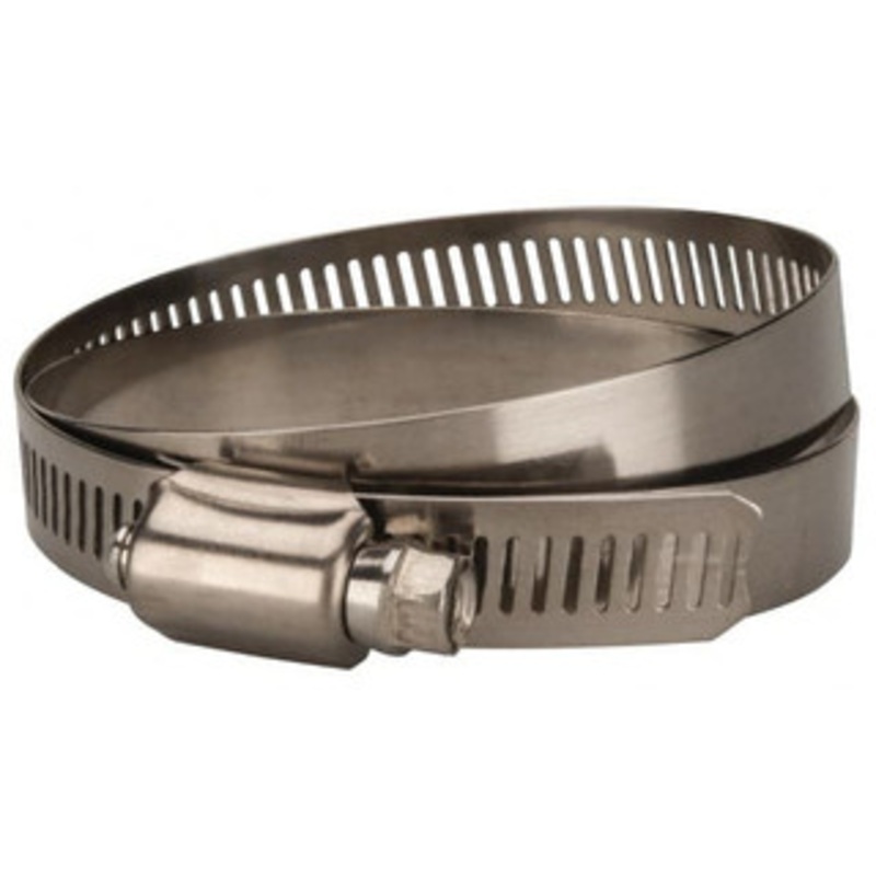 Value Collection SAE Size 88, 4 to 6 Diam, Stainless Steel/Carbon Steel Worm Drive Clamp 1/2 Wide, Material Grade 201 MS01B102152B – 40779696