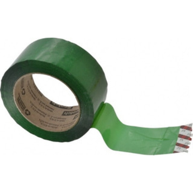 3M 2 x 110 Yd Green Rubber Adhesive Sealing Tape Polypropylene Film Backing, 1.9 mil Thick, 44 Lb Tensile Strength, Series 371 7000123428 – 65322828