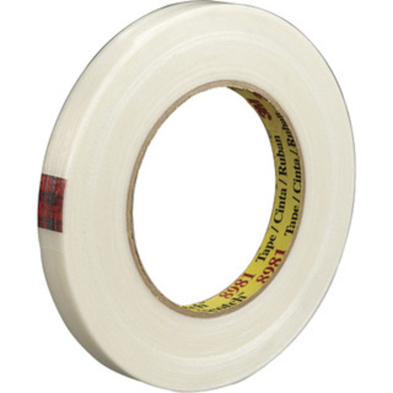 3M Filament & Strapping Tape, Type: Industrial Tape, Color: Transparent, Width (mm): 48, Length: 55, Thickness (mil): 6.6, Tensile Strength: 380 (Pounds) 00021200881923 – 96457908