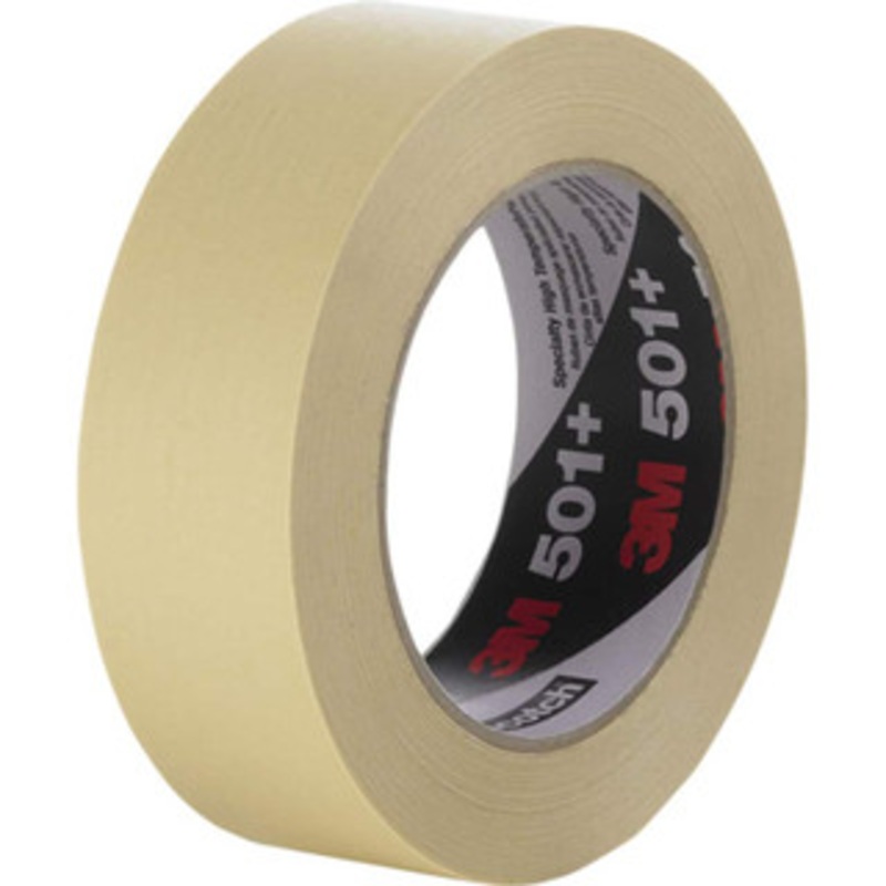 3M Masking & Painters Tape, Tape Type: High Temperature Masking Tape, Material Type: Crepe Paper, Width (mm): 72, Length (Meters): 55, Color: Tan, Adhesive Material: Rubber 00051115647772 – 63623680