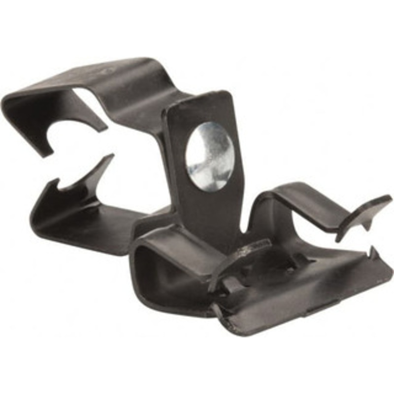Thomas & Betts Spring Steel Rigid/EMT Flange Mounted Snap In Conduit Clip 3/4 EMT, 3/4 Rigid, Anodized Finish SSF-CS3/4-F1/4 – 09859869