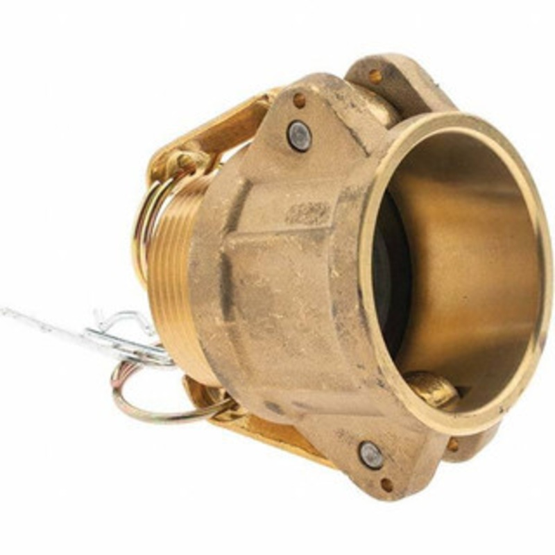 Value Collection 1-1/2 Cam & Groove Female Coupler Male NPT Thread Part B, Brass, for Suction & Discharge Hose BD-13726 – 53575395