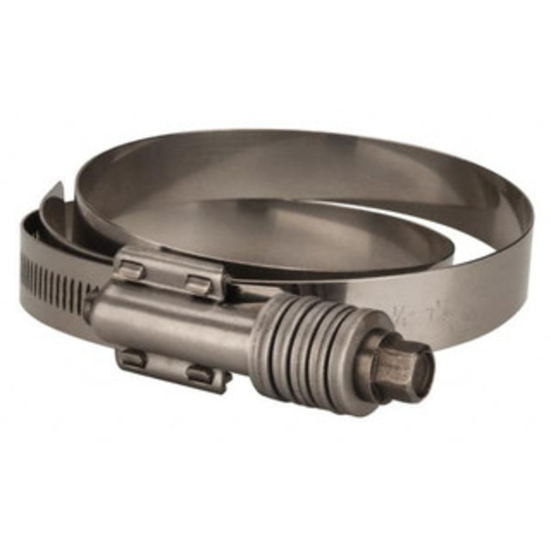 Value Collection 6-1/4 to 7-1/8 Hose, 5/8 Wide x 0.7 Thick, Constant Torque Clamp 6-1/4 to 7-1/8 Diam, Grade 301 & 410 Stainless Steel Screw MS09D159181 – 40779126