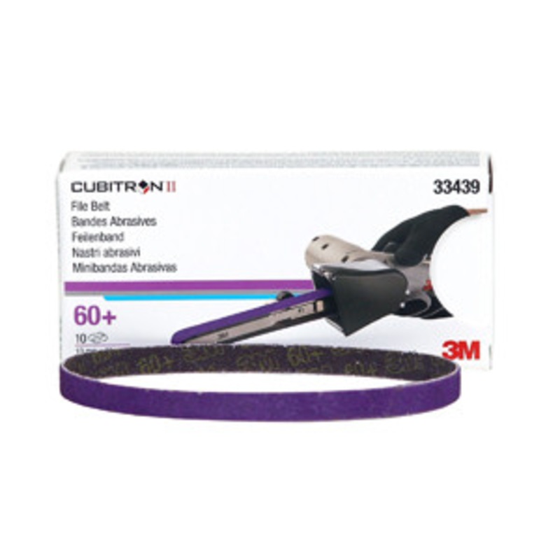 3M 3/8 x 13 Cubitron II 60G Air Sander File Belt 10Pk – MM33439