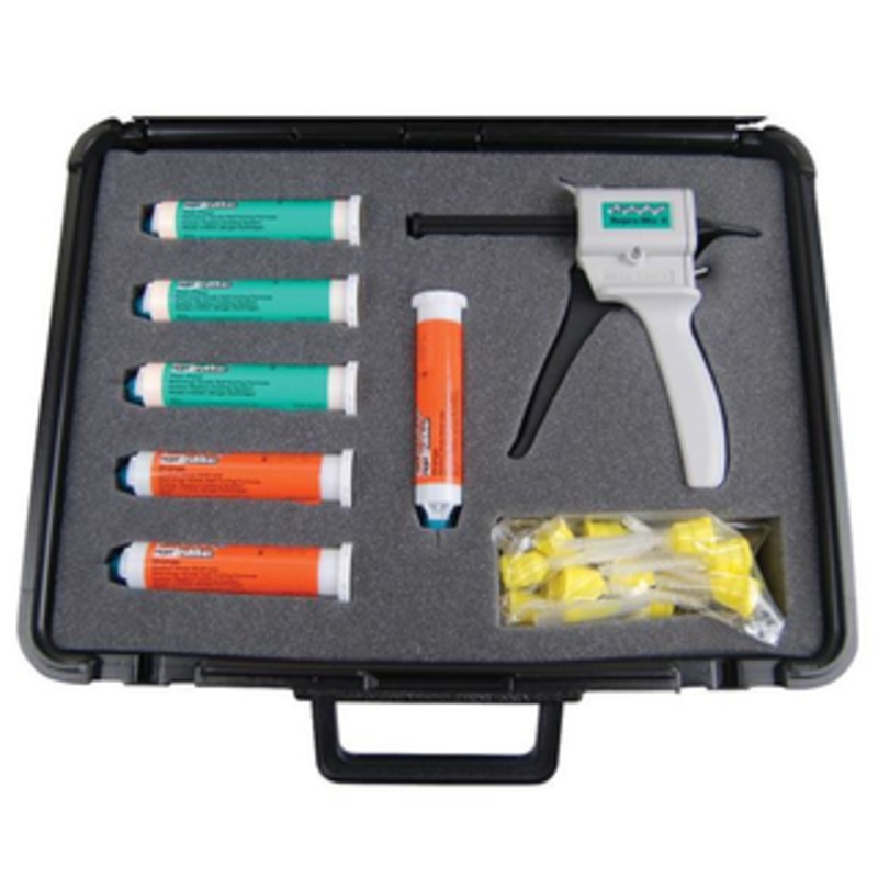 Flexbar Reprorubber Orange/Green Quick Dispense Combo Cartridge System Kit – 16309