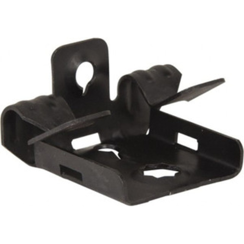 Thomas & Betts 1/4 Max Flange Thickness, 1/4-20 Rod Hammer-On Flange Clip 100 Lb Capacity, Spring Steel SSF-BH1/4 – 09859711