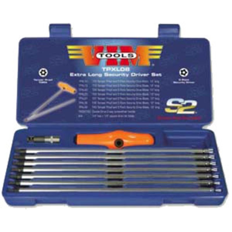 VIM Tools 5 Point Extra Long Security Driver Set – VMTPXL08