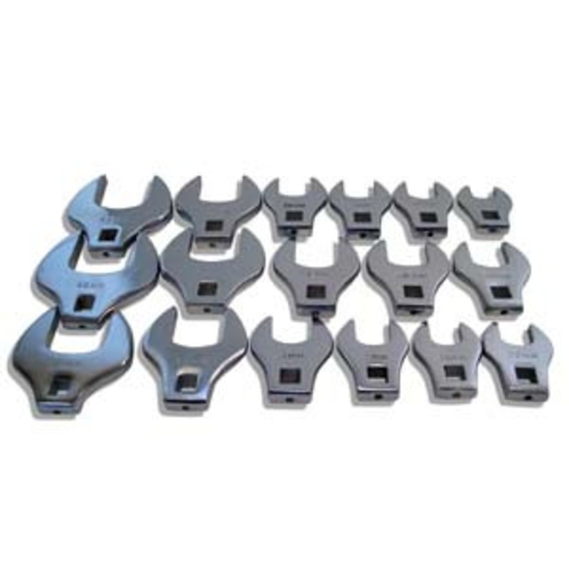 V8 Tools 17 Piece Metric 1/2 Drive Crowfoot Set – VT7917