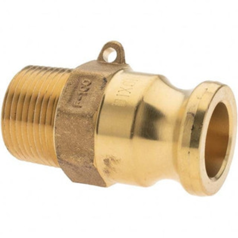 Value Collection 1 Cam & Groove Male Adapter Male NPT Thread Part F, Brass, for Suction & Discharge Hose BD-13785 – 53575007