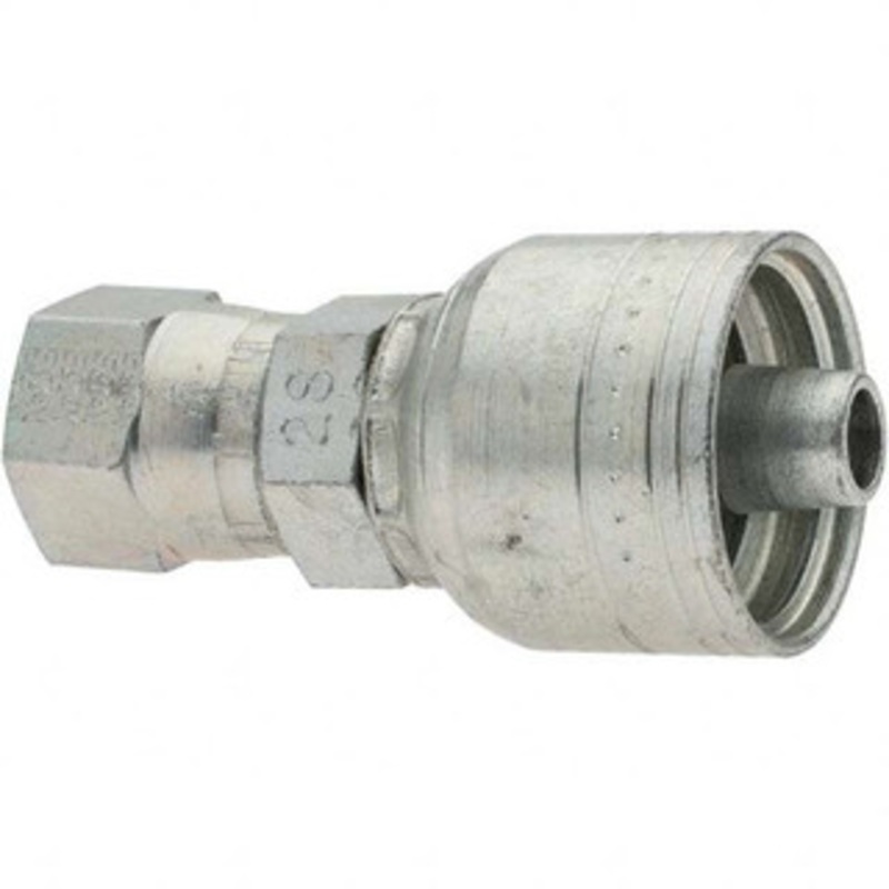Value Collection 9/16-18 JIC Steel Hydraulic Hose Swivel -6 Hose Size, 3/8 Hose Diam, Series TTC BD-14788 – 53573150