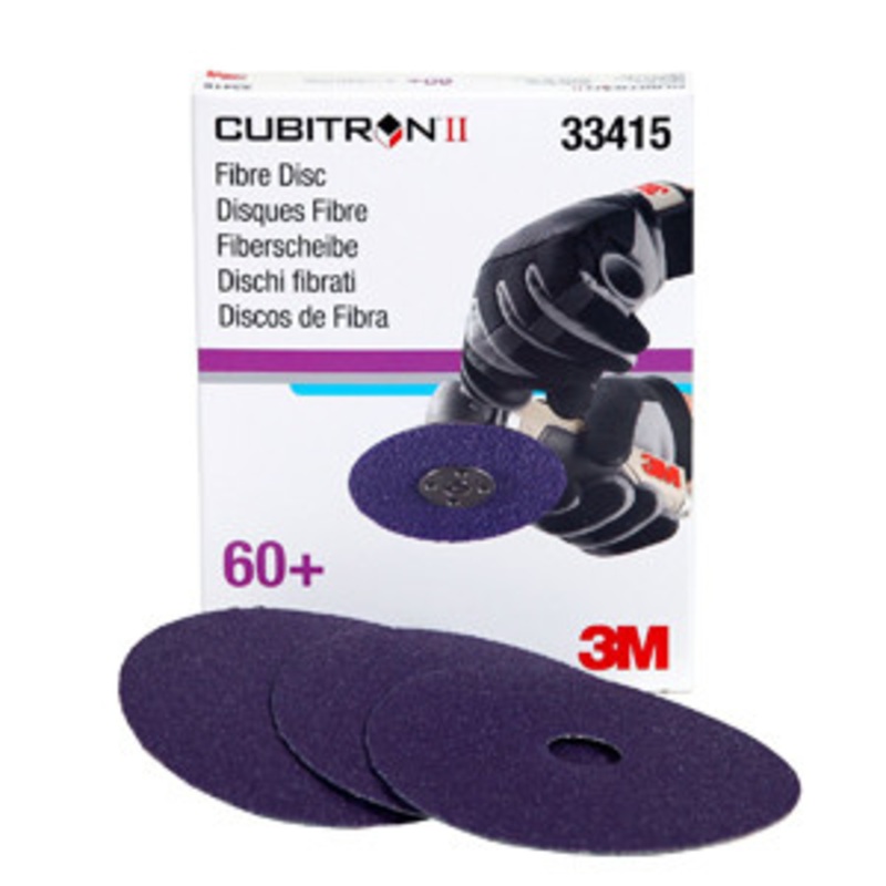 3M 5 x 7/8 Cubitron II 60G Abrasive Fibre Disc Box of 5 – MM33415
