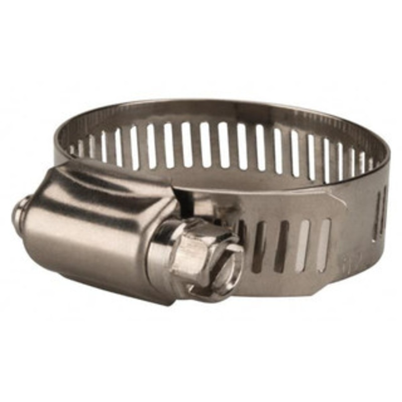Value Collection SAE Size 20, 3/4 to 1-3/4 Diam, Stainless Steel Worm Drive Clamp 1/2 Wide, Material Grade 201 MS01D1944 – 40778623