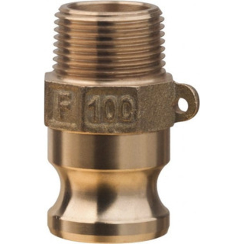 Value Collection 3/4 x 3/4 Cam & Groove Male Adapter Male NPT Thread Part F, Brass, 1,000 Max psi, for Suction & Discharge Hose WS-HF-CAM-172 – 44796837