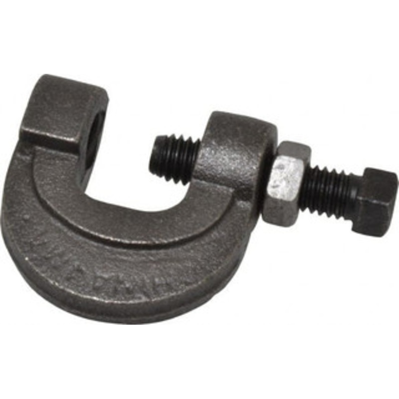 Thomas & Betts 3/4 Max Flange Thickness, 1/2 Rod L-Clamp with Locknut 850 Lb Capacity, Steel M-775-L-1/2B – 54055843