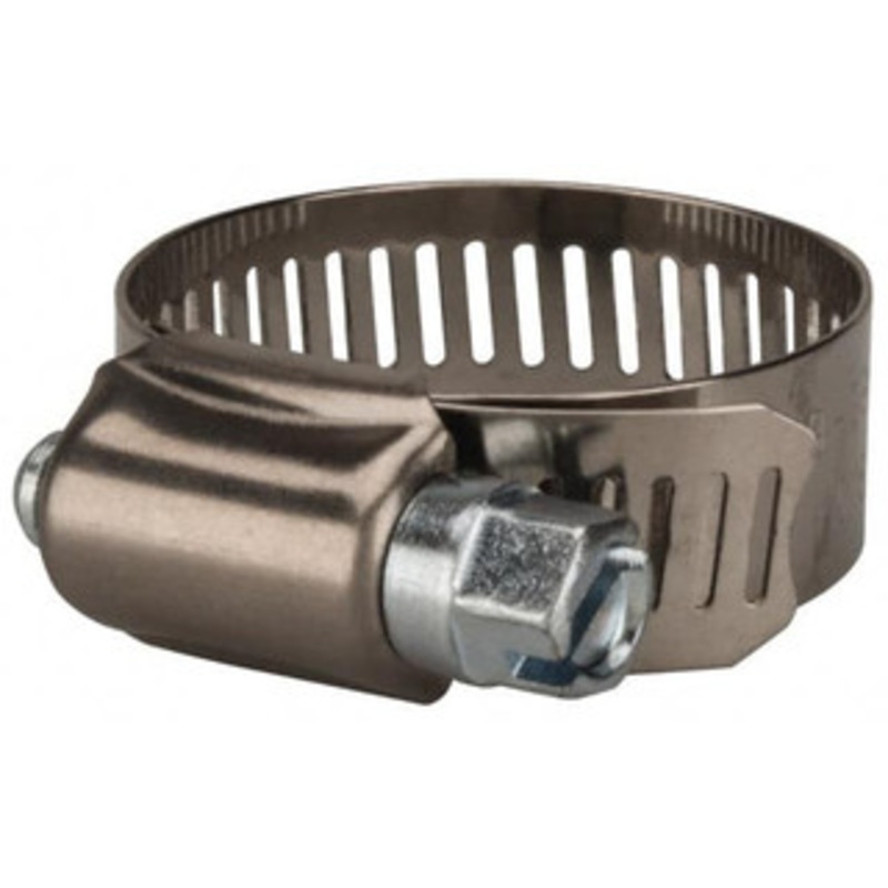 Value Collection SAE Size 16, 11/16 to 1-1/2 Diam, Stainless Steel/Carbon Steel Worm Drive Clamp 1/2 Wide, Material Grade 201 MS01B1938 – 40779787
