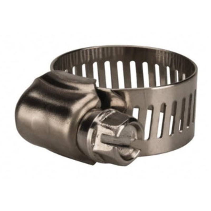 Value Collection SAE Size 8, 7/16 to 1 Diam, Stainless Steel Worm Drive Clamp 1/2 Wide, Material Grade 201 MS01D1125 – 40778656