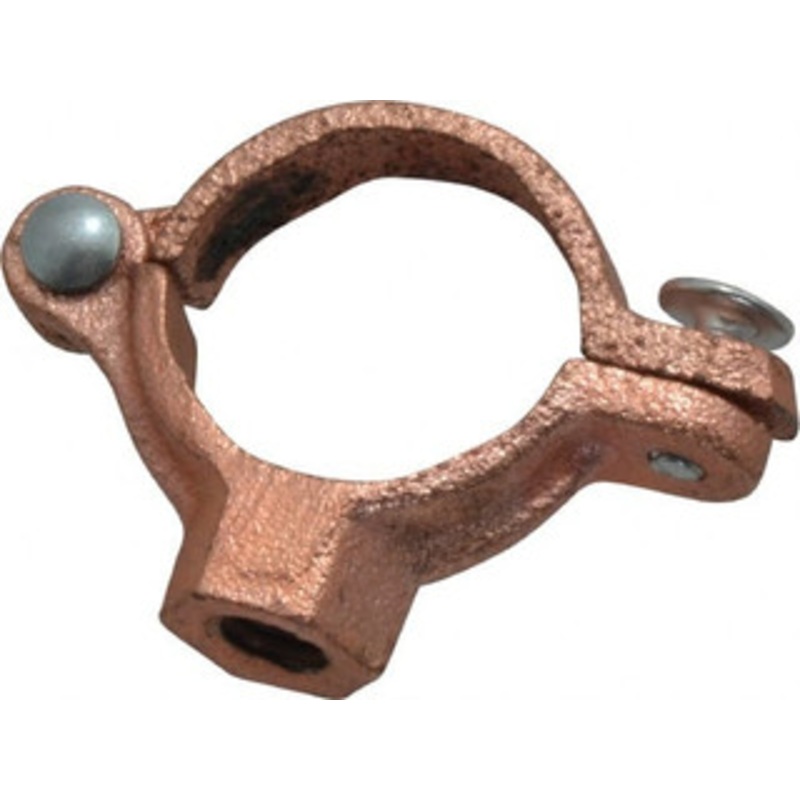 Value Collection 1 Pipe, 3/8 Rod, Copper Painted Split Clamp 180 Lb Capacity, Malleable Iron 0560018921 – 36987642