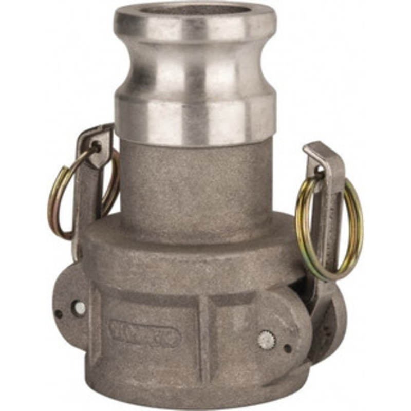Value Collection 2 x 1-1/2 Cam & Groove Female Coupler Male Adapter Aluminum, 1,000 Max psi, for Suction & Discharge Hose WS-HF-CAM-011 – 44794477