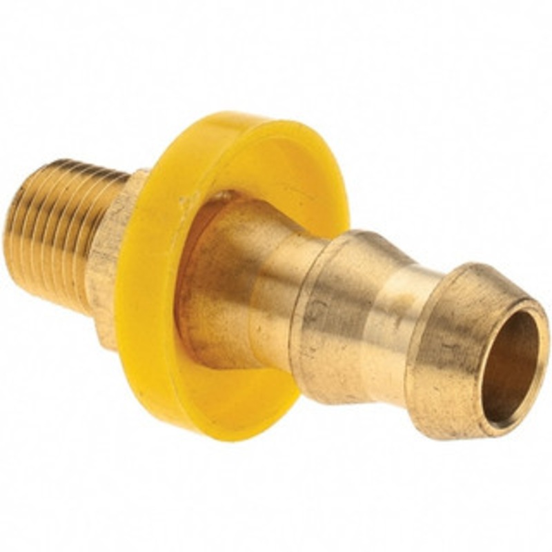 Value Collection 3/8 ID 1/8 NPTF Barbed Push On Male Connector Brass 2750001830JP – 38212817