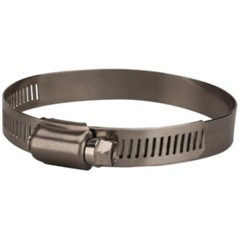 Value Collection SAE Size 48, 2-1/2 to 3-1/2 Diam, Stainless Steel Worm Drive Clamp 1/2 Wide, Material Grade 201 MS01D6589 – 40779613