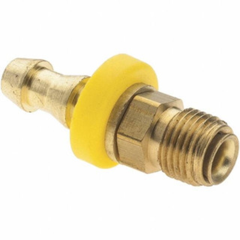Value Collection 1/4 ID 1/4 UNF Barbed Push On Inverted Male Swivel Brass BD-11720-1 – 53580163