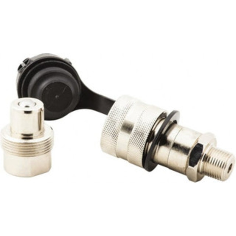 Value Collection 3/8 NPTF Nickel Plated Steel Hydraulic Hose Regular-Flow Coupler Set 10,000 psi, 4 GPM PS-MH-HPC1-087 – 42338004