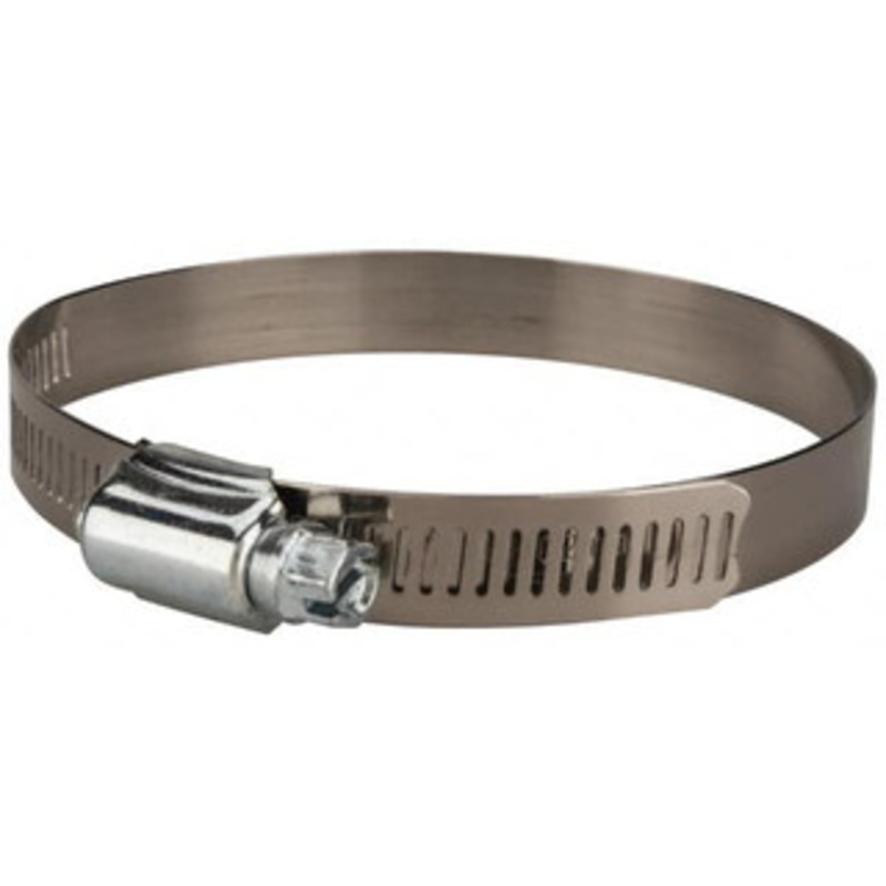Value Collection SAE Size 56, 3 to 4 Diam, Stainless Steel/Carbon Steel Worm Drive Clamp 1/2 Wide, Material Grade 201 MS01B78102B – 40779407