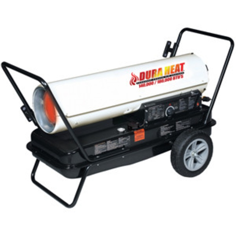 World Marketing of America Dura Heat 180K BTU Fueled Torpedo Heater – DURDFA180CV