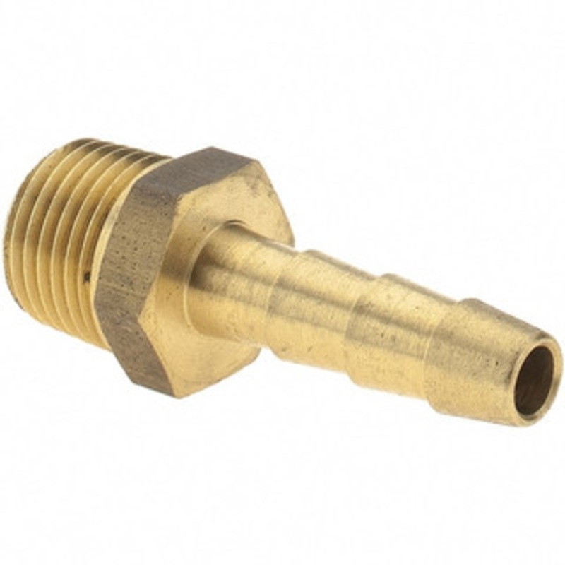 Value Collection 1/8 NPT Thread Hose Barb x Male NPT Connector 3/16 ID Hose, Brass 2750004640JP – 38208070