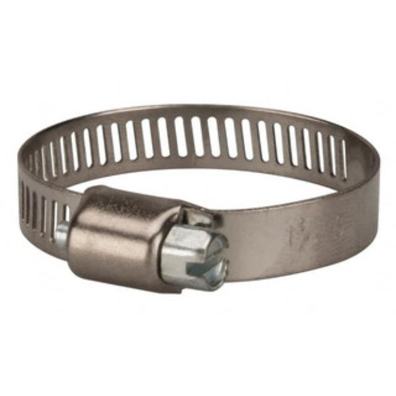 Value Collection SAE Size 16, 1/2 to 1-1/2 Diam, Stainless Steel/Carbon Steel Worm Drive Clamp 5/16 Wide, Material Grade 301 XM01B2138 – 40778698