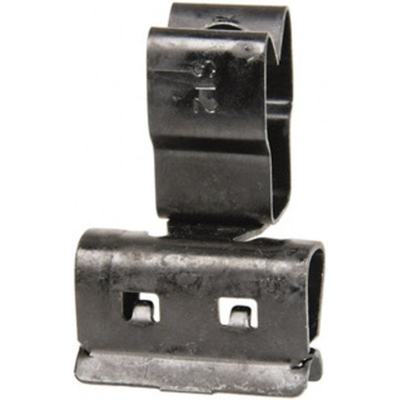 Thomas & Betts Spring Steel Rigid/EMT Flange Mounted Snap In Conduit Clip 1/2 – 1 EMT, 1/2 Rigid, Anodized Finish SSF-CS1/2/F1/4 – 09859851