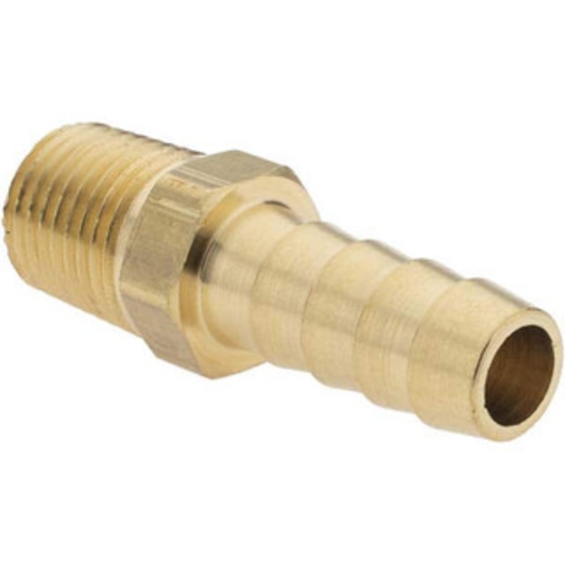 Value Collection 1/4 MNPTF Thread Barb x MNPTF Adapter 3/8 ID Hose, Brass BD-DV-00203 – 81099467