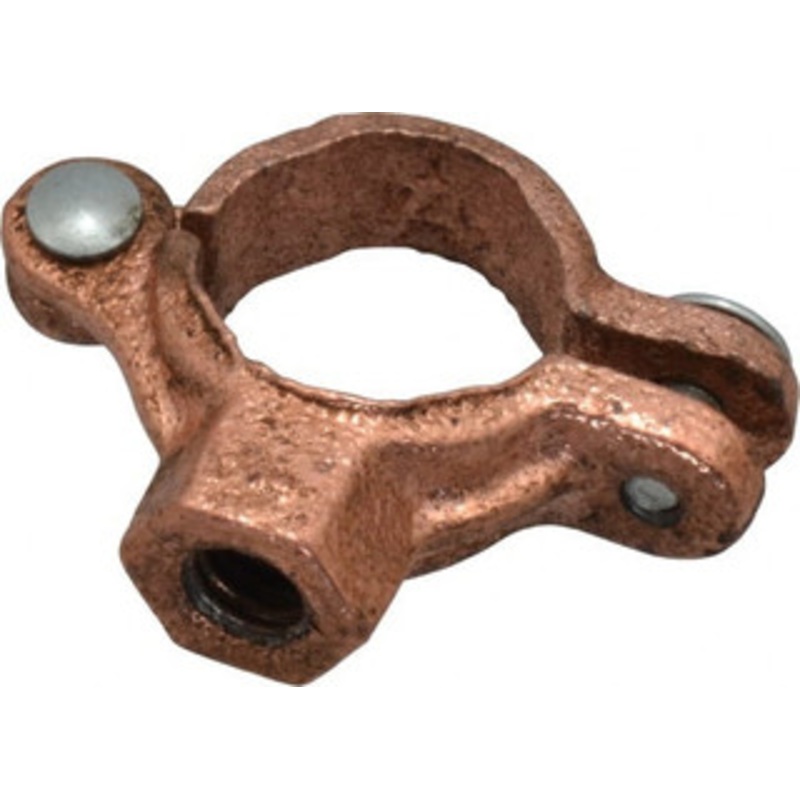 Value Collection 3/4 Pipe, 3/8 Rod, Copper Painted Split Clamp 180 Lb Capacity, Malleable Iron 0560018913 – 36987634