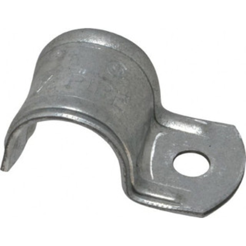 Thomas & Betts 1/2 Pipe, Steel, Zinc Plated Pipe or Conduit Strap 1 Mounting Hole HS101 – 54065065