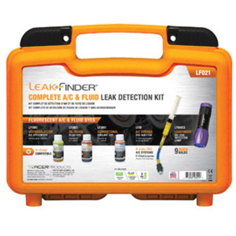 Tracer Products Complete A/C Oil Coolant Leak Detection Kit – FULF021