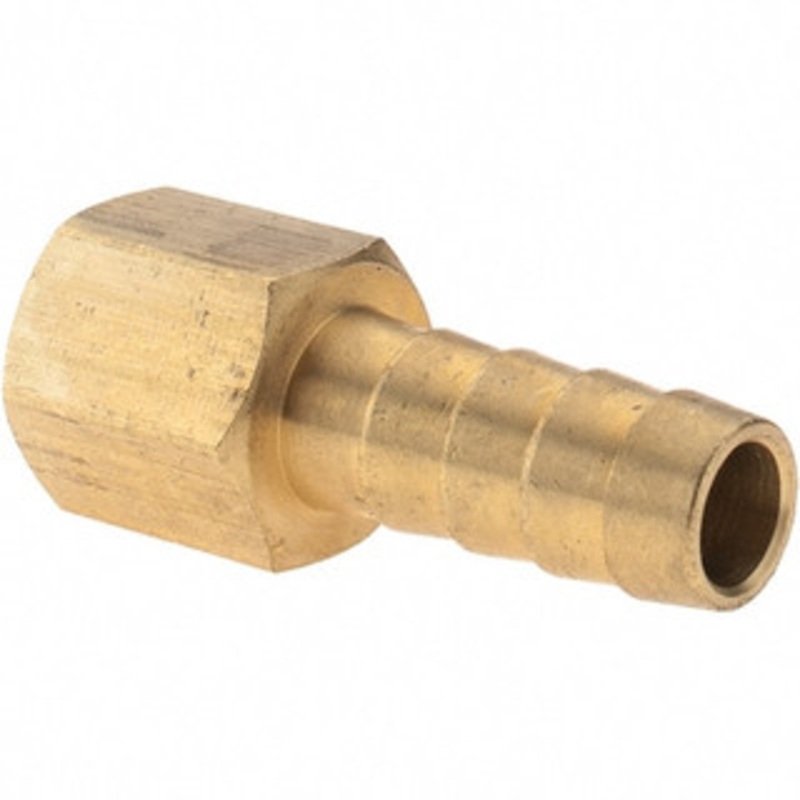 Value Collection 1/4 NPT Thread Hose Barb x Female NPT Connector 3/8 ID Hose, Brass 2751002040JP – 38208245