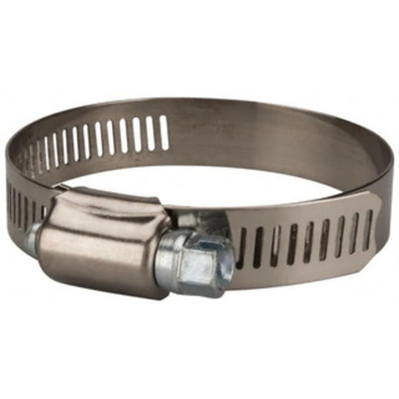 Value Collection SAE Size 32, 1-1/2 to 2-1/2 Diam, Stainless Steel/Carbon Steel Worm Drive Clamp 1/2 Wide, Material Grade 201 MS01B4064 – 40779738