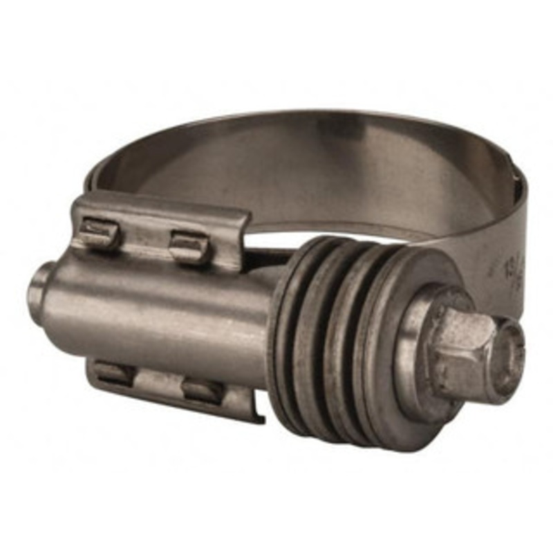 Value Collection 13/16 to 1-3/4 Hose, 9/16 Wide x 0.6 Thick, Constant Torque Clamp 13/16 to 1-3/4 Diam, Grade 301 & 410 Stainless Steel Screw MS07D2645 – 40779084