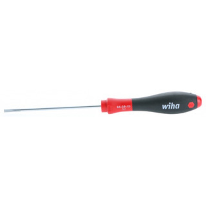 Wiha SoftFinish Slotted Screwdriver, 3.0mm x 100mm – 30205