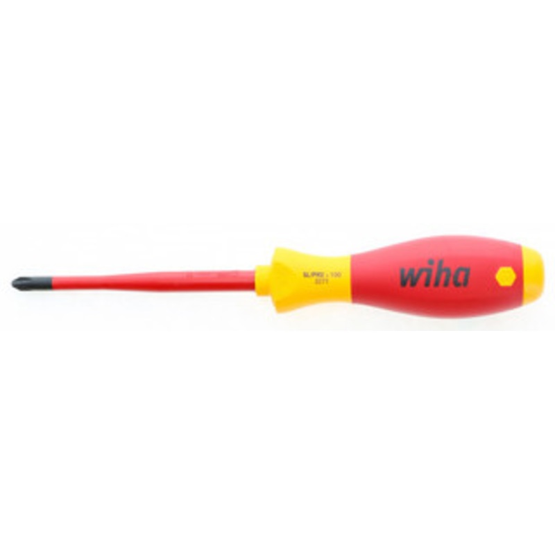 Wiha Insulated SlimLine Xeno Screwdriver, #2 x 100mm – 30747