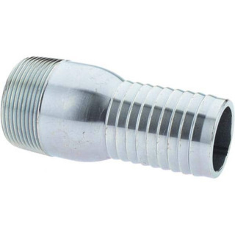 Value Collection Combination Nipples For Hoses, Type: Threaded Nipple, Inside Diameter (Inch): 1-1/2, Material: Zinc Plated Steel, Thread Type: NPT, Thread Size: 1-1/2 BD-13714 – 53575304