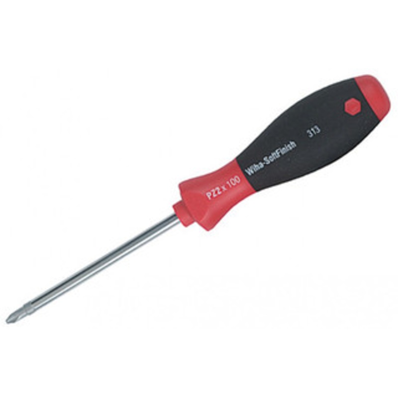 Wiha SoftFinish PoziDriv Screwdriver #1 x 80mm – 31310
