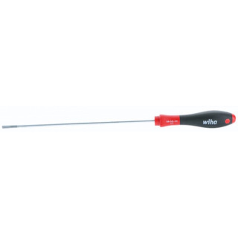 Wiha SoftFinish Slotted Screwdriver, 3.5mm x 200mm – 30212