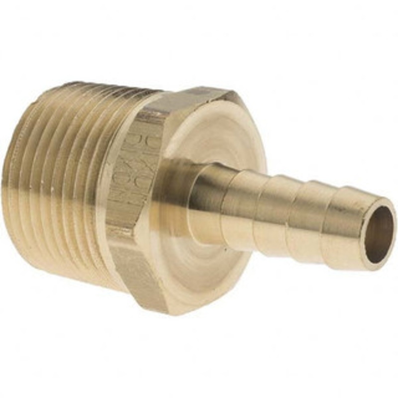 Value Collection 3/4 MNPTF Thread Barb x MNPTF Adapter 3/8 ID Hose, Brass BD-DV-00206 – 81099426