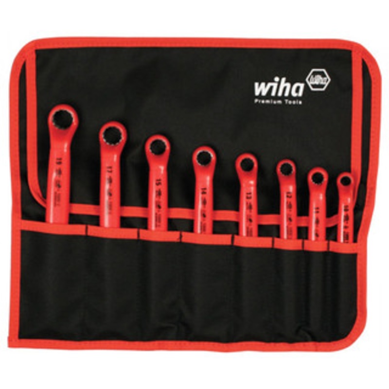 Wiha Insulated Deep Offset Wrench Set, 8 Piece Metric – 21095