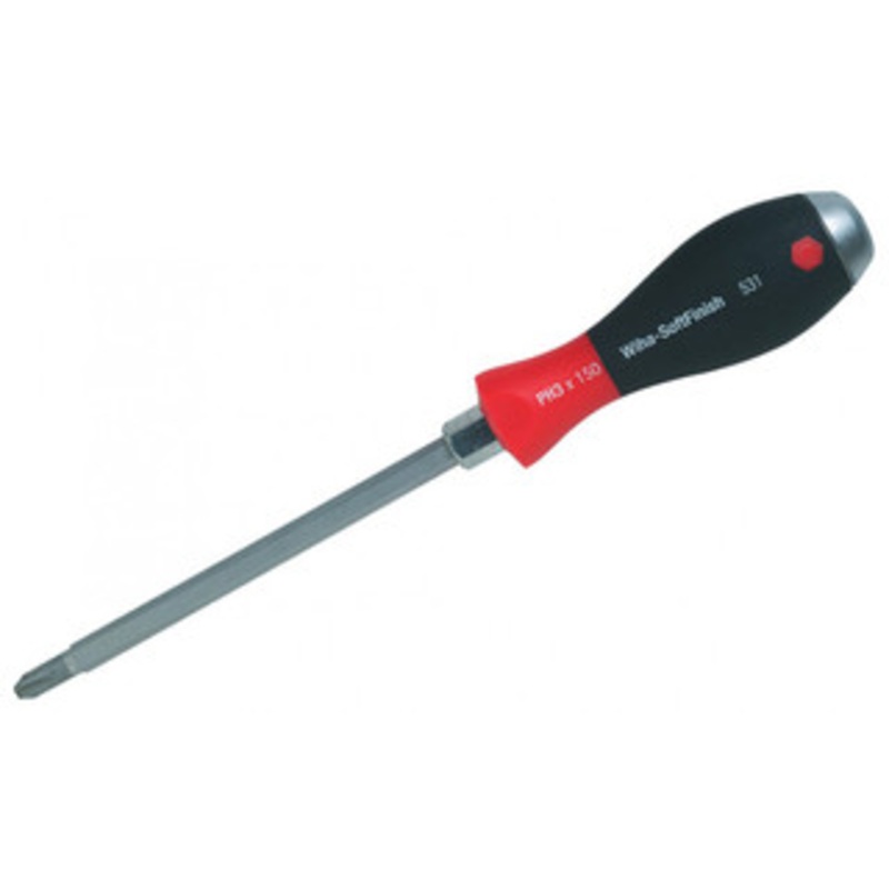 Wiha SoftFinish Extra Heavy Duty Phillips Screwdriver #3 x 150mm – 53120