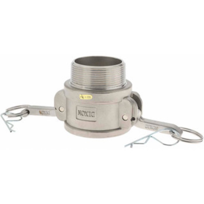 Value Collection 2 Cam & Groove Female Coupler Male NPT Thread Part B, Stainless Steel, for Suction & Discharge Hose BD-DV-00008 – 81010894