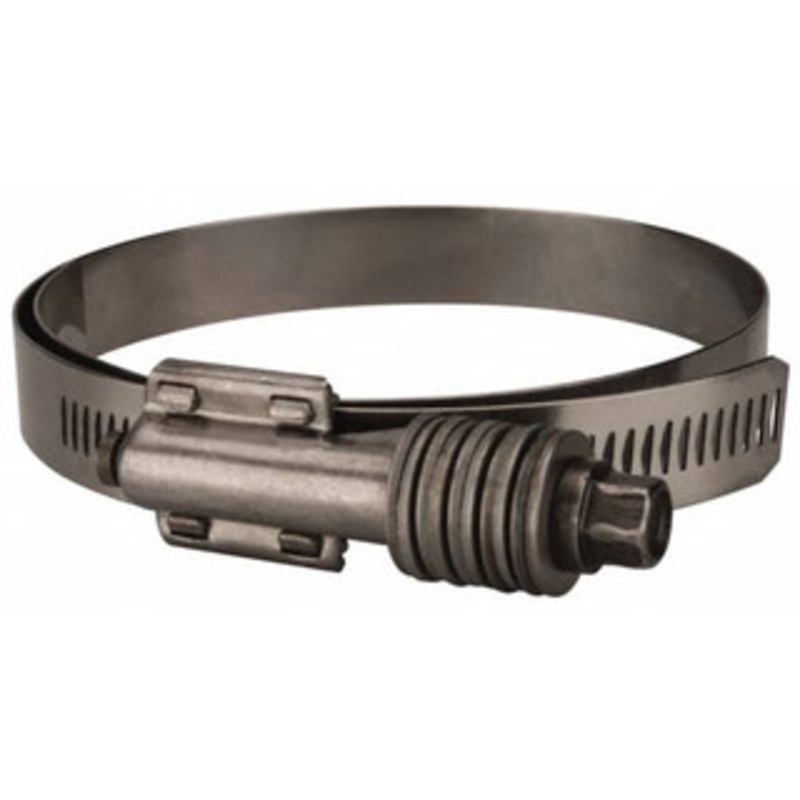 Value Collection 3-3/4 to 4-5/8 Hose, 5/8 Wide x 0.7 Thick, Constant Torque Clamp 3-3/4 to 4-5/8 Diam, Grade 301 & 410 Stainless Steel Screw MS09D96118 – 40779134